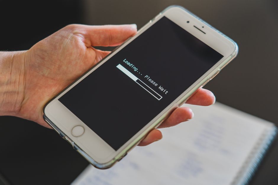 A loading screen on a phone — the moment most users decide to leave